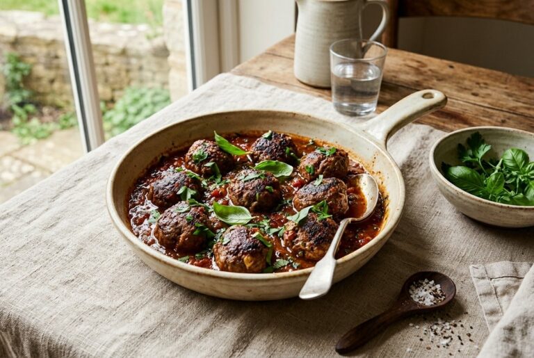 Beef Meatballs in Tomato Sauce